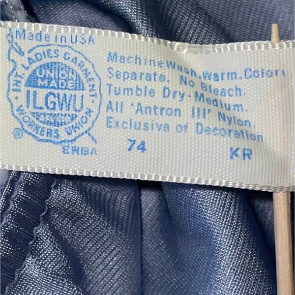 Maidenform Sweet Nothings Blue Lace Embellished Half Slip Small - Picture 8 of 9